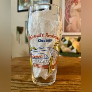 Vintage ‘95 McDonald Drinking Glass - Promo Celebrates Original Business Opening
